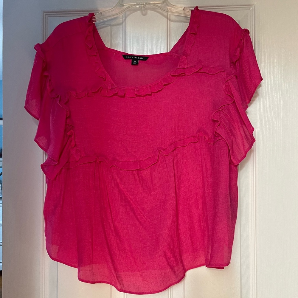 Zac & Rachel Ruffle Shirt - Picture 2 of 3